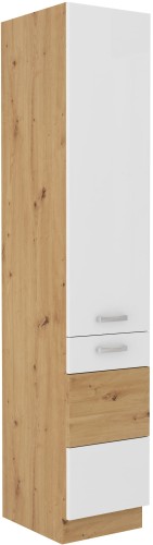 Przejdź do produktu Szafka kuchenna słupek VICTORIA 40 DK-210 2F DĄB ARTISAN / BIAŁY POŁYSK