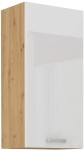 Szafka górna 50 cm VICTORIA 50 G-90 1F DĄB ARTISAN / BIAŁY POŁYSK