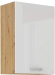 Szafka górna 50 cm VICTORIA 50 G-72 1F BB DĄB ARTISAN / BIAŁY POŁYSK