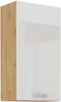 Szafka górna 45 cm VICTORIA  45 G-90 1F DĄB ARTISAN / BIAŁY POŁYSK