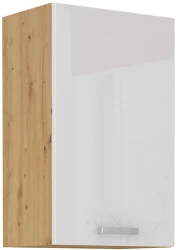 Szafka górna 45 cm VICTORIA 45 G-72 1F DĄB ARTISAN / BIAŁY POŁYSK