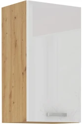 Szafka górna 40cm VICTORIA 40 G-72 1F DĄB ARTISAN / BIAŁY POŁYSK