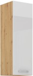 Szafka górna 30cm VICTORIA 30 G-90 1F DĄB ARTISAN / BIAŁY POŁYSK 