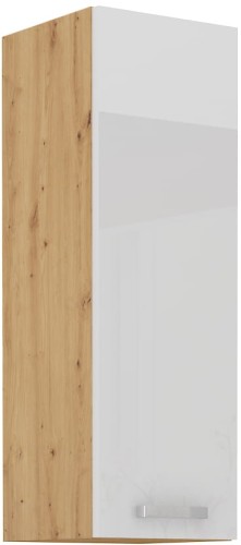 Przejdź do produktu Szafka górna 30cm VICTORIA 30 G-90 1F DĄB ARTISAN / BIAŁY POŁYSK 