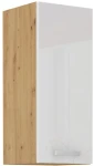 Szafka górna 30cm VICTORIA 30 G-72 1F DĄB ARTISAN / BIAŁY POŁYSK