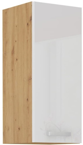 Przejdź do produktu Szafka górna 30cm VICTORIA 30 G-72 1F DĄB ARTISAN / BIAŁY POŁYSK