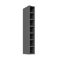 Szafka górna otwarta 15 cm 15 G-108 1F OTW. ANTRACYT