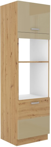 Przejdź do produktu Szafka kuchenna słupek VICTORIA 60 DPM-210 2F DĄB ARTISAN / CAPPUCCINO POŁYSK