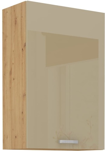 Przejdź do produktu Szafka górna 60 cm VICTORIA 60 G - 90 1F DĄB ARTISAN / CAPPUCCINO POŁYSK