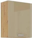 Szafka górna 60 cm VICTORIA 60 G - 72 1F DĄB ARTISAN/ CAPPUCCINO POŁYSK
