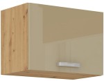 Szafka górna do zabudowy okapu VICTORIA 50 GU-36 1F DĄB ARTISAN / CAPPUCCINO POŁYSK