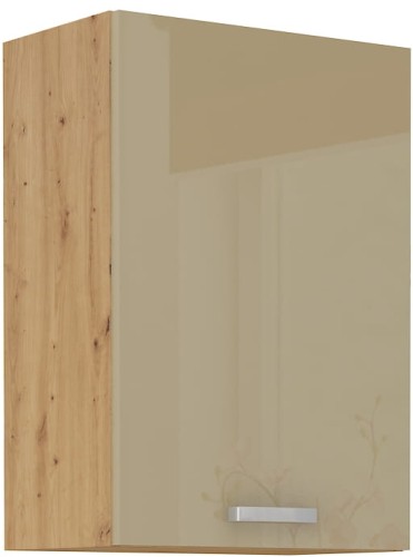 Przejdź do produktu Szafka górna 50 cm VICTORIA 50 G-72 1F BB DĄB ARTISAN / CAPPUCCINO POŁYSK