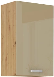 Szafka górna 45 cm VICTORIA 45 G-72 1F DĄB ARTISAN / CAPPUCCINO POŁYSK