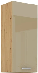 Szafka górna 40cm VICTORIA 40 G-90 1F DĄB ARTISAN / CAPPUCCINO POŁYSK