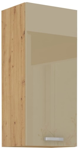 Przejdź do produktu Szafka górna 40cm VICTORIA 40 G-90 1F DĄB ARTISAN / CAPPUCCINO POŁYSK