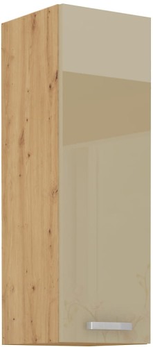 Przejdź do produktu Szafka górna 30cm VICTORIA 30 G-90 1F DĄB ARTISAN / CAPPUCCINO  POŁYSK 
