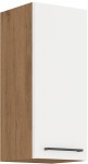 Szafka górna 30cm SARA 30 G-72 1F BIAŁY POŁYSK / DĄB LANCELOT