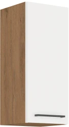 Szafka górna 30cm SARA 30 G-72 1F BIAŁY POŁYSK / DĄB LANCELOT
