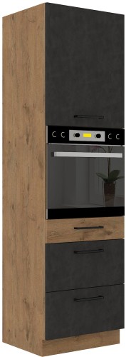 Przejdź do produktu Szafka kuchenna słupek SARA 60 DPS-210 3S 1F MATERA / DĄB LANCELOT