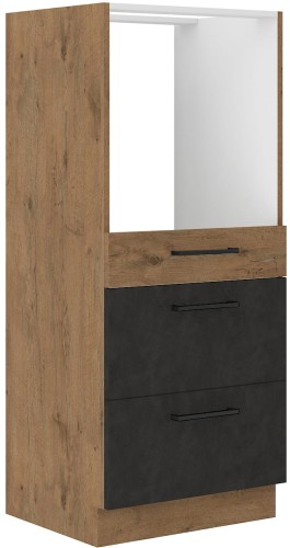 Przejdź do produktu Szafka kuchenna słupek SARA 60 DPS-145 3S MATERA / DĄB LANCELOT