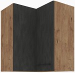 Szafka górna narożna 60 x 60 cm SARA GN-72 2F (90°) MATERA / DĄB LANCELOT