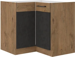 Szafka dolna narożna SARA 90x90 cm 2F BB MATERA / DĄB LANCELOT