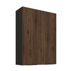 Szafka górna DENVER 80 G - 108 2F ORZECH OKAPI / CZARNY
