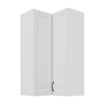Szafka górna narożna 60 x 60 cm GN-108 2F (90°) ATENA Biały mat 