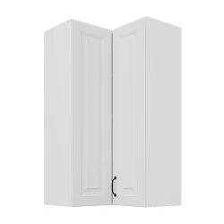 Szafka górna narożna 60 x 60 cm GN-108 2F (90°) ATENA Biały mat 