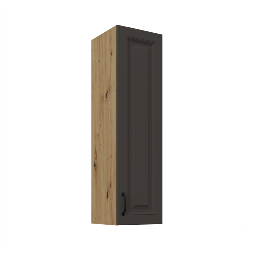 Przejdź do produktu Szafka górna 30cm ATENA 30 G-108 1F Grafit / Dąb Artisan