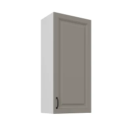 Szafka górna 50 cm ATENA 50 G - 108 1F Jasnoszary / Biały