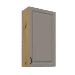 Szafka górna 60 cm ATENA 60 G - 108 1F Jasnoszary / Dąb Artisan