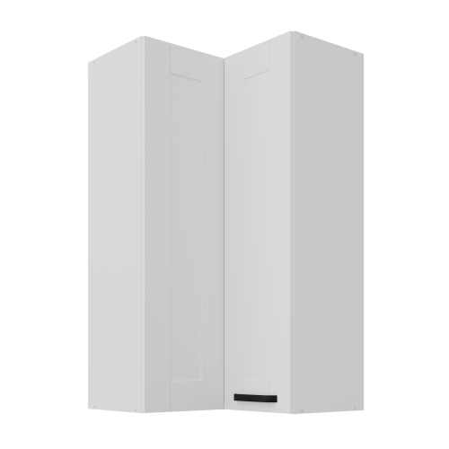 Przejdź do produktu Szafka górna narożna 60 x 60 cm LILA GN-108 2F (90°) BIAŁY MAT