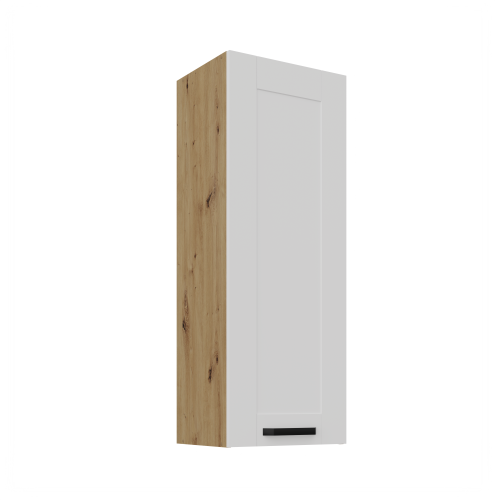 Przejdź do produktu Szafka górna 40cm LILA 40 G-108 1F BB BIAŁY MAT / DĄB ARTISAN