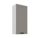 Szafka górna 50 cm LILA 50 G-108 1F JASNOSZARY MAT / BIAŁY