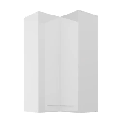 Szafka górna narożna 60 x 60 cm VENUS GN-108 2F (90°) BIAŁY POŁYSK