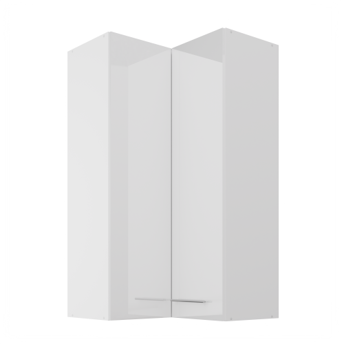 Przejdź do produktu Szafka górna narożna 60 x 60 cm VENUS GN-108 2F (90°) BIAŁY POŁYSK