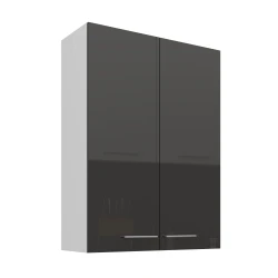 Szafka górna 80 cm VENUS 80 G - 108 2F SZARY POŁYSK