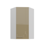 Szafka górna narożna 60 x 60 cm VENUS GN-108 1F (45°) CAPPUCCINO POŁYSK