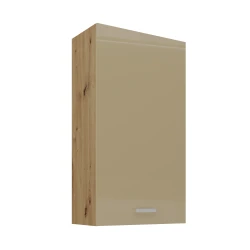 Szafka górna 60 cm VICTORIA 60 G - 108 1F DĄB ARTISAN / CAPPUCCINO POŁYSK