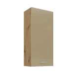 Szafka górna 50 cm VICTORIA 50 G-108 1F DĄB ARTISAN / CAPPUCCINO POŁYSK