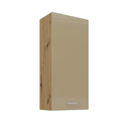 Szafka górna 50 cm VICTORIA 50 G-108 1F DĄB ARTISAN / CAPPUCCINO POŁYSK