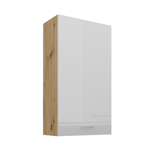 Przejdź do produktu Szafka górna 60 cm VICTORIA 60 G - 108 1F DĄB ARTISAN / BIAŁY POŁYSK