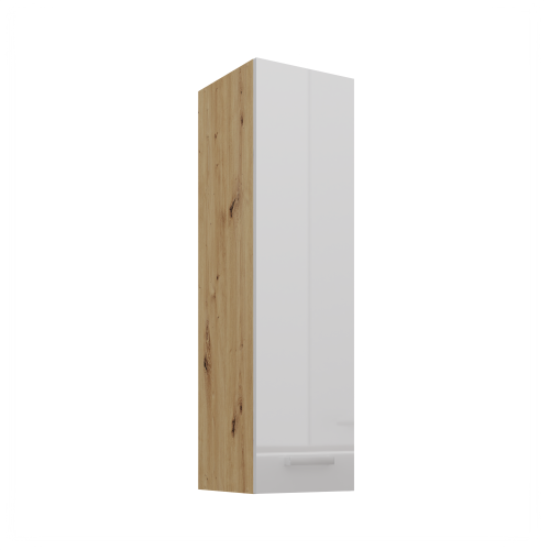 Przejdź do produktu Szafka górna 30cm VICTORIA 30 G-108 1F DĄB ARTISAN / BIAŁY POŁYSK 