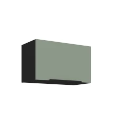 Szafka górna do zabudowy okapu CALIA 60 GU-36 1F AQUAMARINE / CZARNY z powłoką ANTI FINGERPRINT