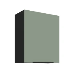Szafka górna 60 cm CALIA 60 G - 72 1F AQUAMARINE / CZARNY z powłoką ANTI FINGERPRINT