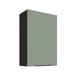 Szafka górna 60 cm CALIA 60 G - 90 1F AQUAMARINE / CZARNY z powłoką ANTI FINGERPRINT