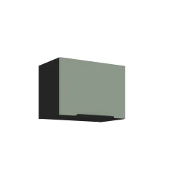 Szafka górna do zabudowy okapu CALIA 50 GU-36 1F AQUAMARINE / CZARNY z powłoką ANTI FINGERPRINT