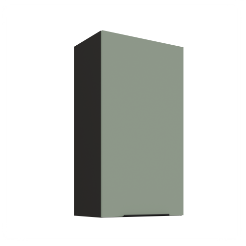 Przejdź do produktu Szafka górna 50 cm CALIA 50 G-90 1F BB AQUAMARINE / CZARNY z powłoką ANTI FINGERPRINT