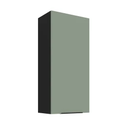 Szafka górna 50 cm CALIA 50 G-108 1F BB AQUAMARINE / CZARNY z powłoką ANTI FINGERPRINT